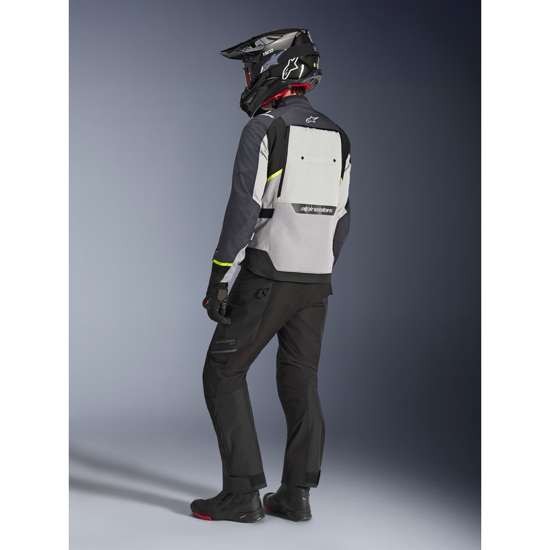 Kurtka motocyklowa Alpinestars Cusco Drystar jasnoszara-jasnoniebieska-ciemnoniebieska
