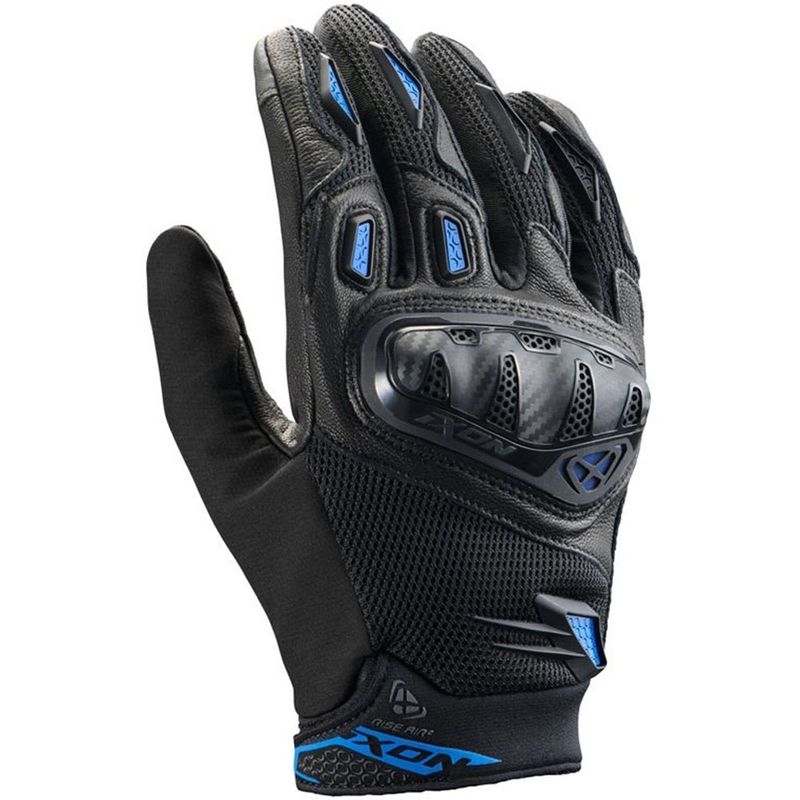 Rękawice motocyklowe IXON Rise Air 2 czarno-niebieskie