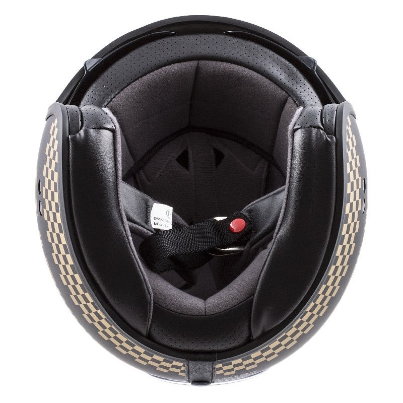 Otwarty kask motocyklowy Cassida Oxygen Rondo czarno-złoty