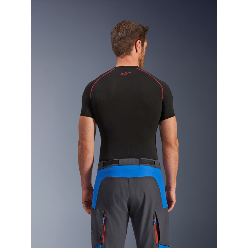 Spodnie motocyklowe Alpinestars Maxdura Dual niebiesko-ciemnoszaro-pomarańczowe