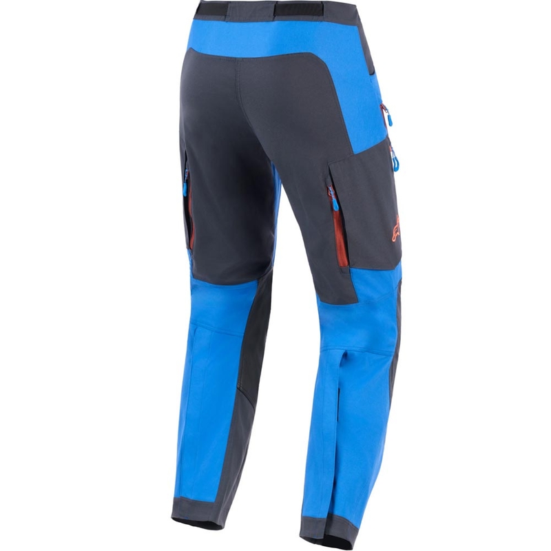 Spodnie motocyklowe Alpinestars Maxdura Dual niebiesko-ciemnoszaro-pomarańczowe