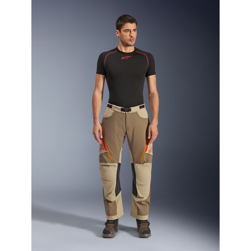 Spodnie motocyklowe Alpinestars Maxdura Dual jasnobrązowe