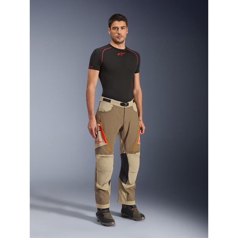 Spodnie motocyklowe Alpinestars Maxdura Dual jasnobrązowe