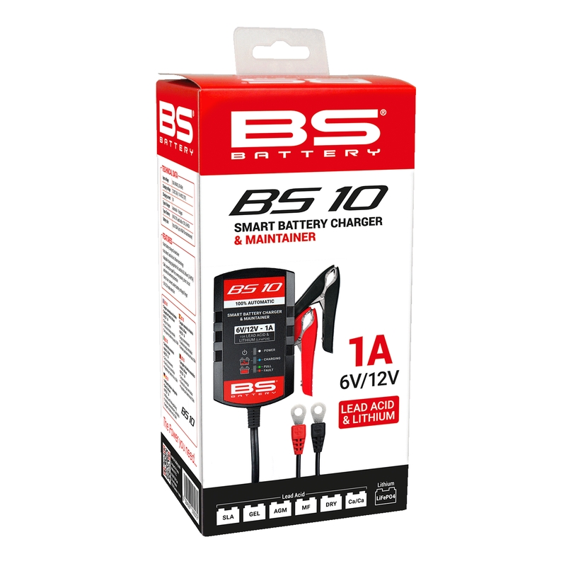 Battery charger BS-BATTERY AUTOMATIC (suitable also for Lithium) 6/12V 1000mA