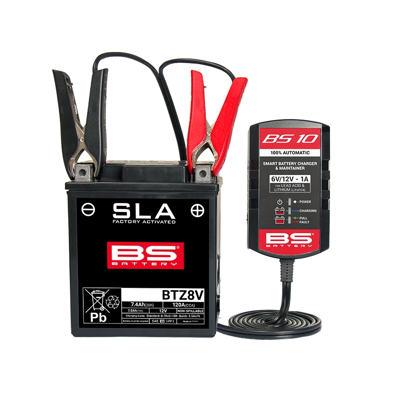 Battery charger BS-BATTERY AUTOMATIC (suitable also for Lithium) 6/12V 1000mA