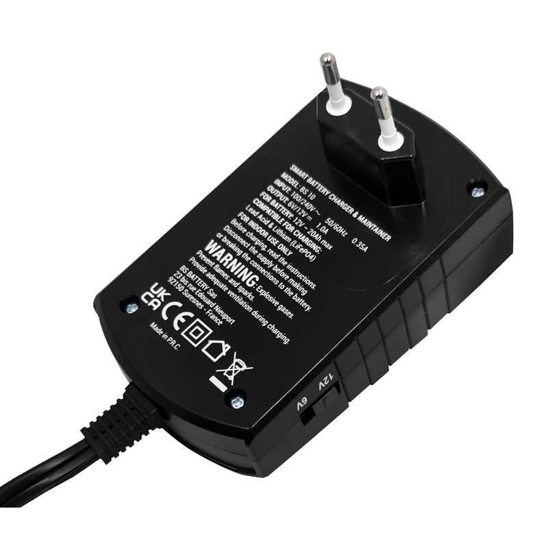 Battery charger BS-BATTERY AUTOMATIC (suitable also for Lithium) 6/12V 1000mA