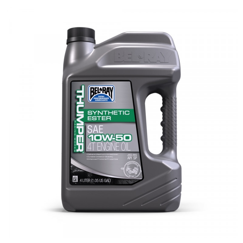 Engine oil Bel-Ray THUMPER RACING WORKS SYNTHETIC ESTER 4T 10W-50 4 l