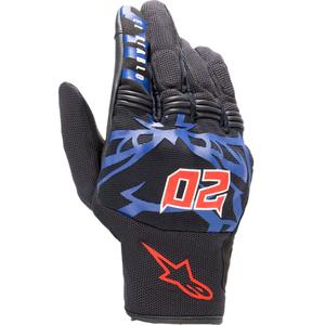 Rękawice motocyklowe Alpinestars Copper FQ20 czarno-czerwono-niebiesko-białe