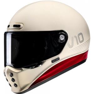 Kask motocyklowy integralny HJC V10 Tami MC1 czerwono-beżowy