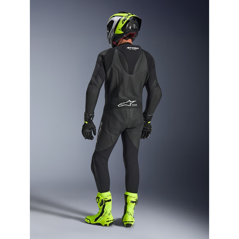 Jednoczęściowy kombinezon motocyklowy Alpinestars GP FORCE V2 czarno-biały