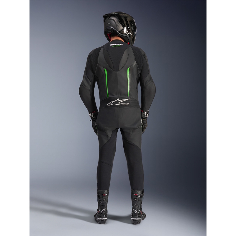Jednoczęściowy kombinezon motocyklowy Alpinestars GP FORCE V2 czarno-zielony