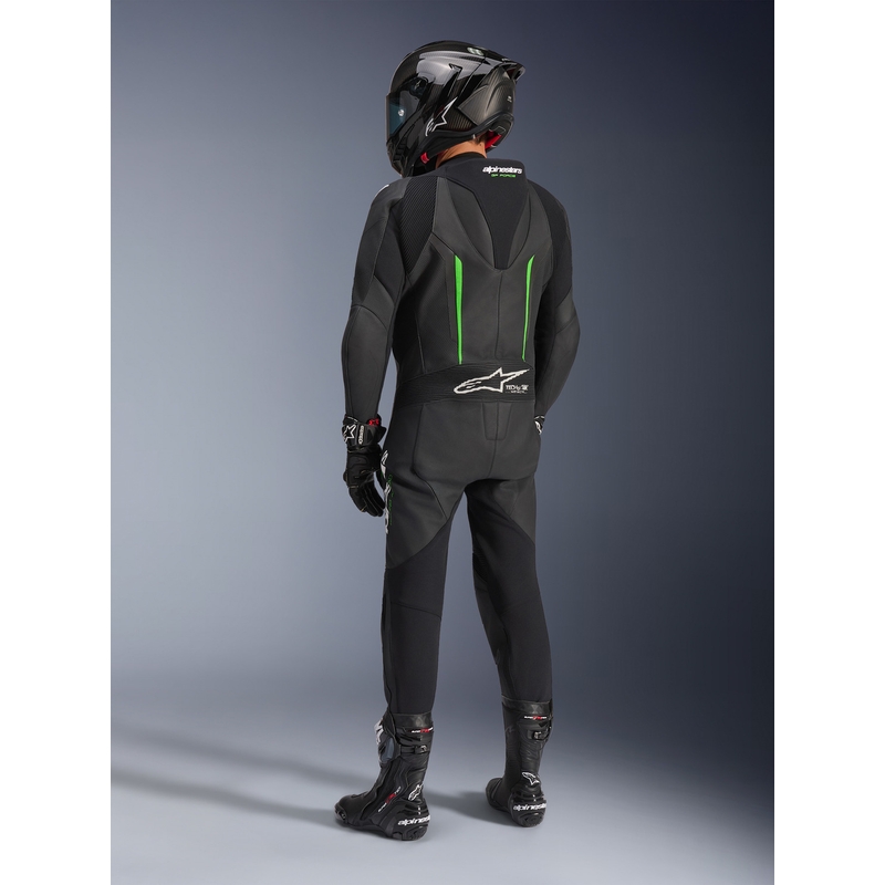 Jednoczęściowy kombinezon motocyklowy Alpinestars GP FORCE V2 czarno-zielony