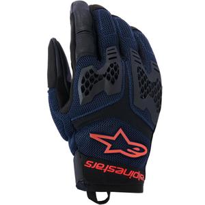 Rękawice motocyklowe Alpinestars Manti Air granatowo-fluo-czerwono-czarne