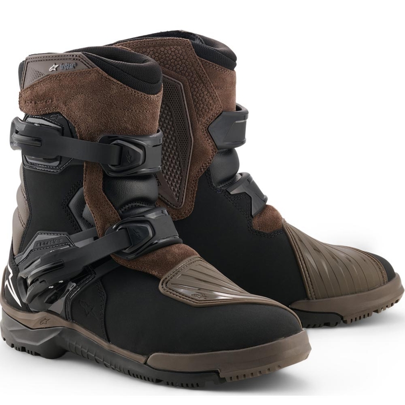 Buty motocyklowe Alpinestars Belize V2 Drystar brązowo-czarne
