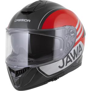 Kask motocyklowy integralny Cassida Integral GT 2.1 Jawa Sport czarno-perłowo-czerwono-srebrny