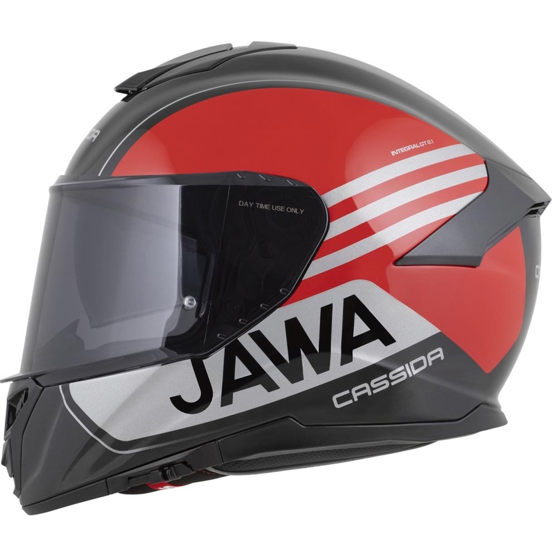 Kask motocyklowy integralny Cassida Integral GT 2.1 Jawa Sport czarno-perłowo-czerwono-srebrny