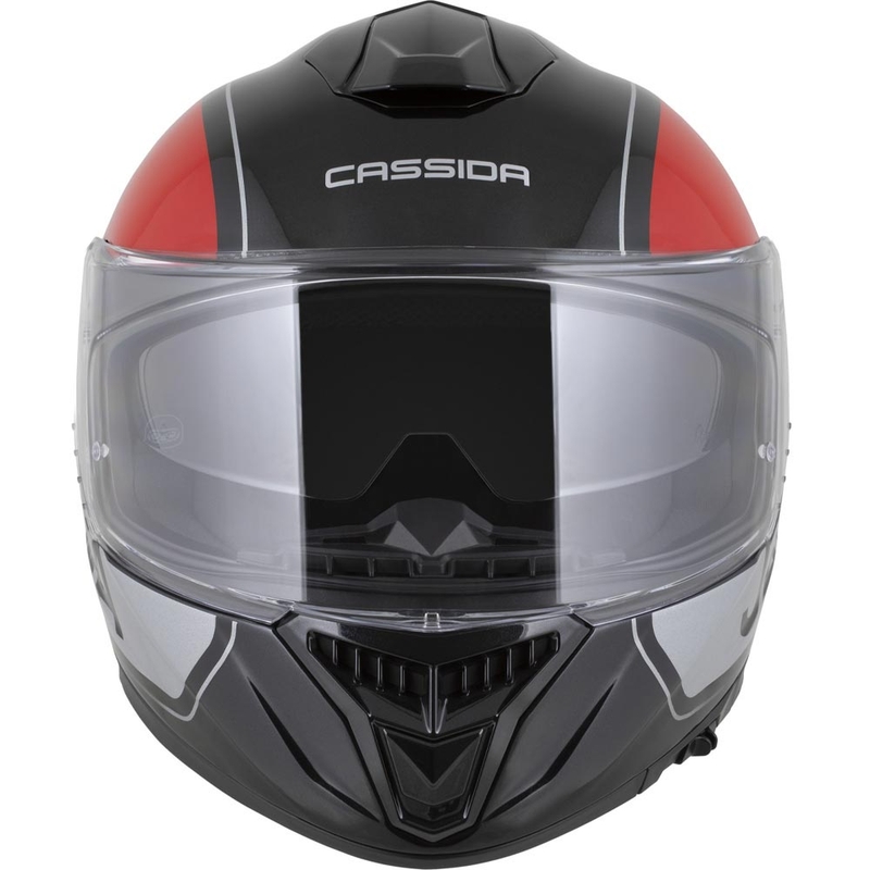 Kask motocyklowy integralny Cassida Integral GT 2.1 Jawa Sport czarno-perłowo-czerwono-srebrny