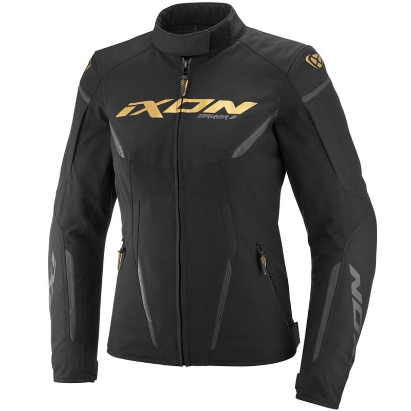 Kurtka motocyklowa damska IXON Striker 2 Lady czarno-złota