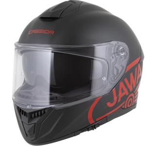 Kask motocyklowy integralny Cassida Integral GT 2.1 Jawa Solid matowo czarny z połyskiem czerwonym