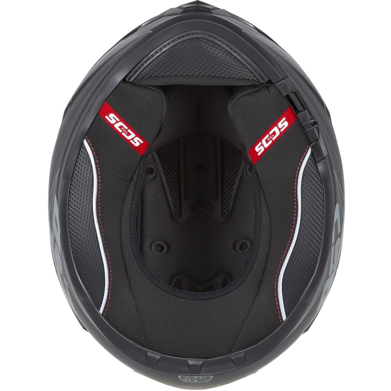 Kask motocyklowy integralny Cassida Integral GT 2.1 Jawa Solid matowo czarny z połyskiem czerwonym