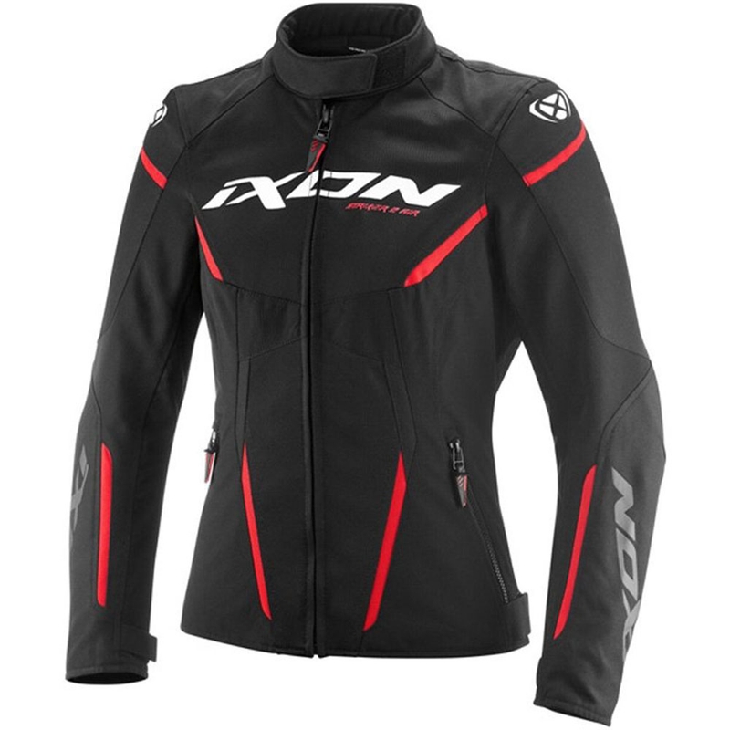 Kurtka motocyklowa damska IXON Striker 2 Air WP Lady czarno-czerwona
