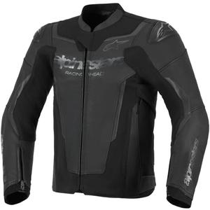 Kurtka motocyklowa skórzana Alpinestars GP Force V2 czarno-czarna