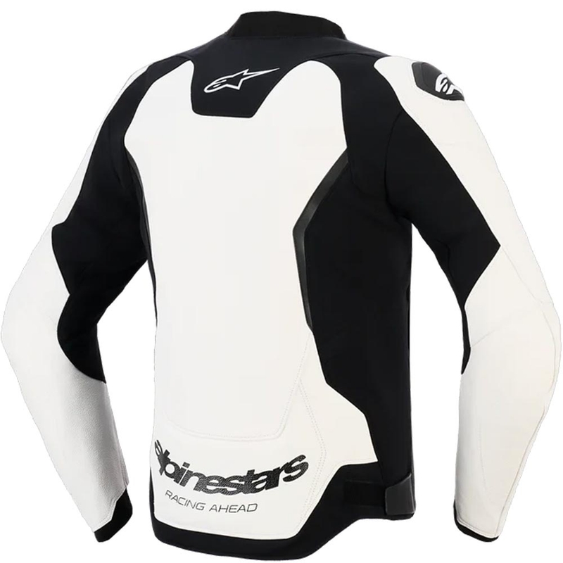 Kurtka motocyklowa skórzana Alpinestars GP Force V2 biało-czarna