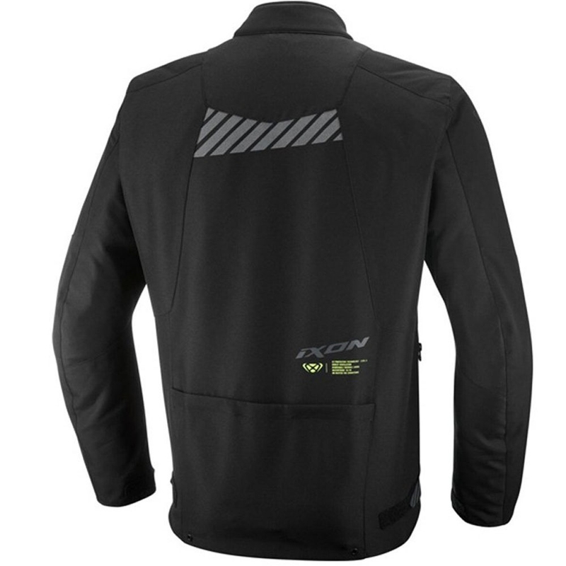 Kurtka motocyklowa IXON Tyr czarno-fluo-żółta