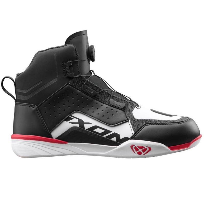 Buty motocyklowe IXON Vyper WP czarno-biało-czerwone