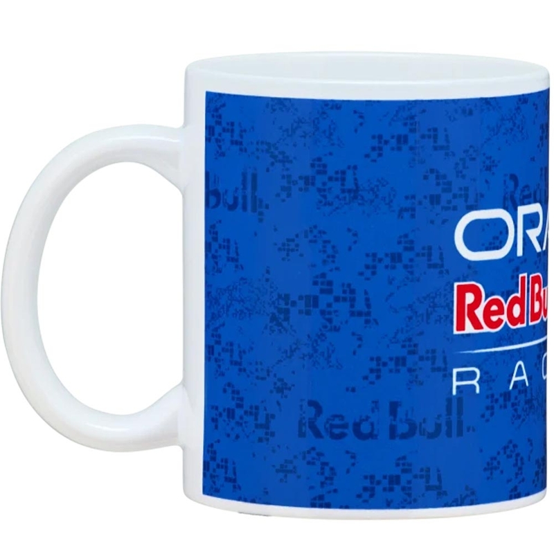 Kubek Oracle Red Bull Racing z logo w kolorze niebieskim