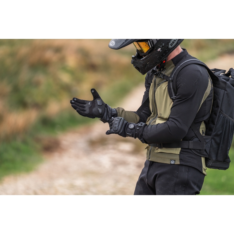 Rękawice motocyklowe Knox Orsa Textile OR4 czarne