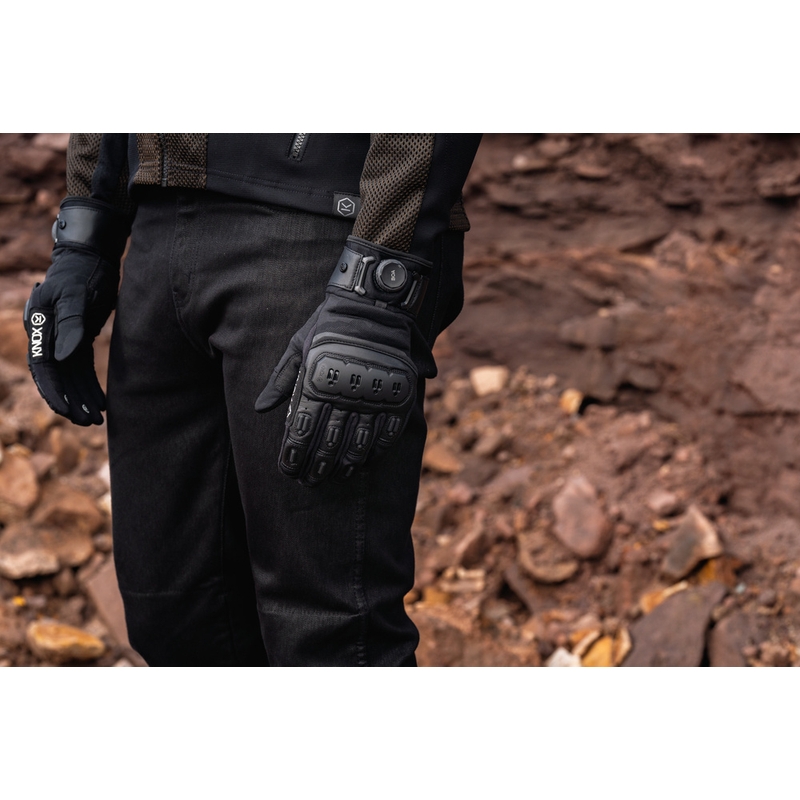 Rękawice motocyklowe Knox Orsa Textile OR4 czarne