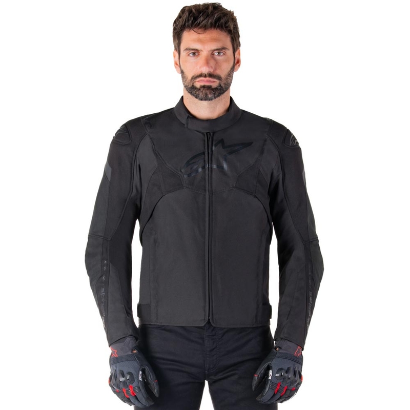 Kurtka motocyklowa Alpinestars T-JAWS V4 wodoodporna czarno-czarna