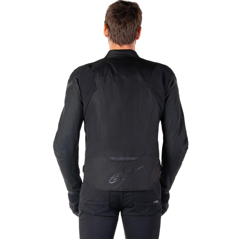 Kurtka motocyklowa Alpinestars T-JAWS V4 wodoodporna czarno-czarna