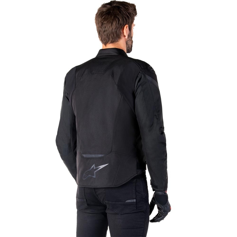 Kurtka motocyklowa Alpinestars T-JAWS V4 wodoodporna czarno-czarna