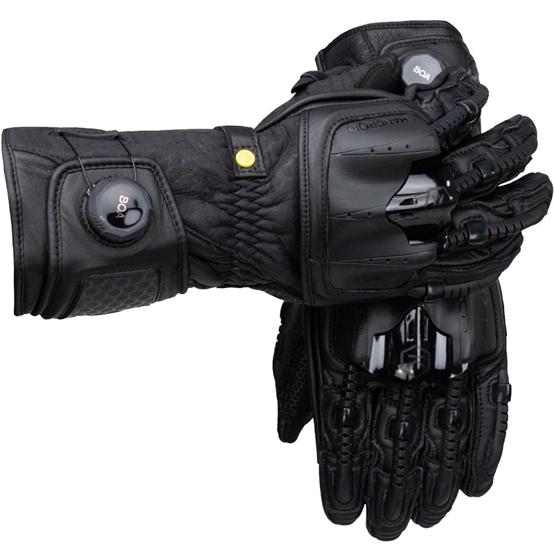 Rękawice motocyklowe Knox Handroid All Black Mk5 w kolorze czarnym