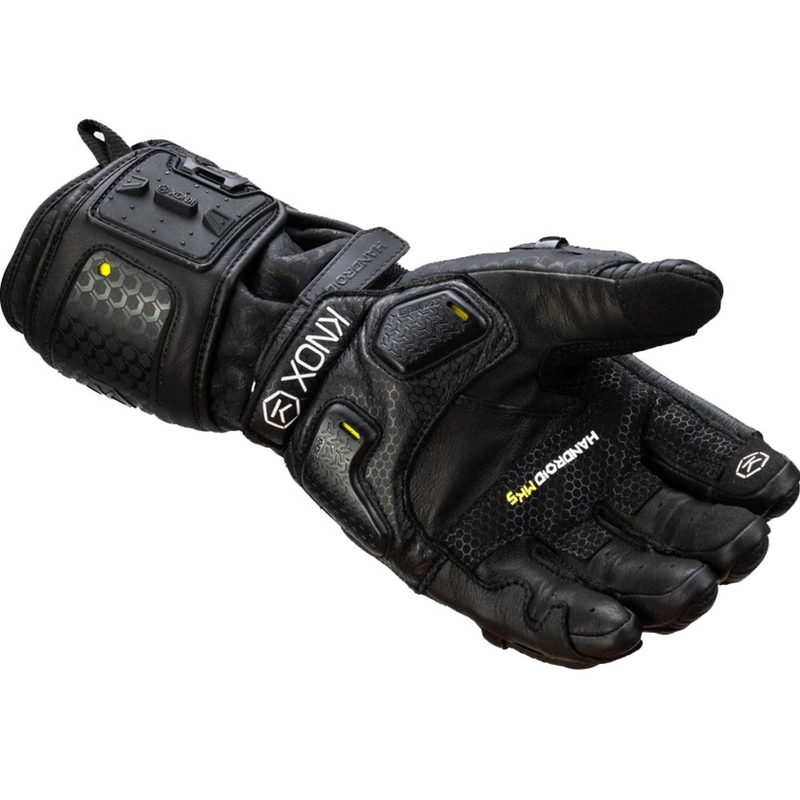 Rękawice motocyklowe Knox Handroid All Black Mk5 w kolorze czarnym