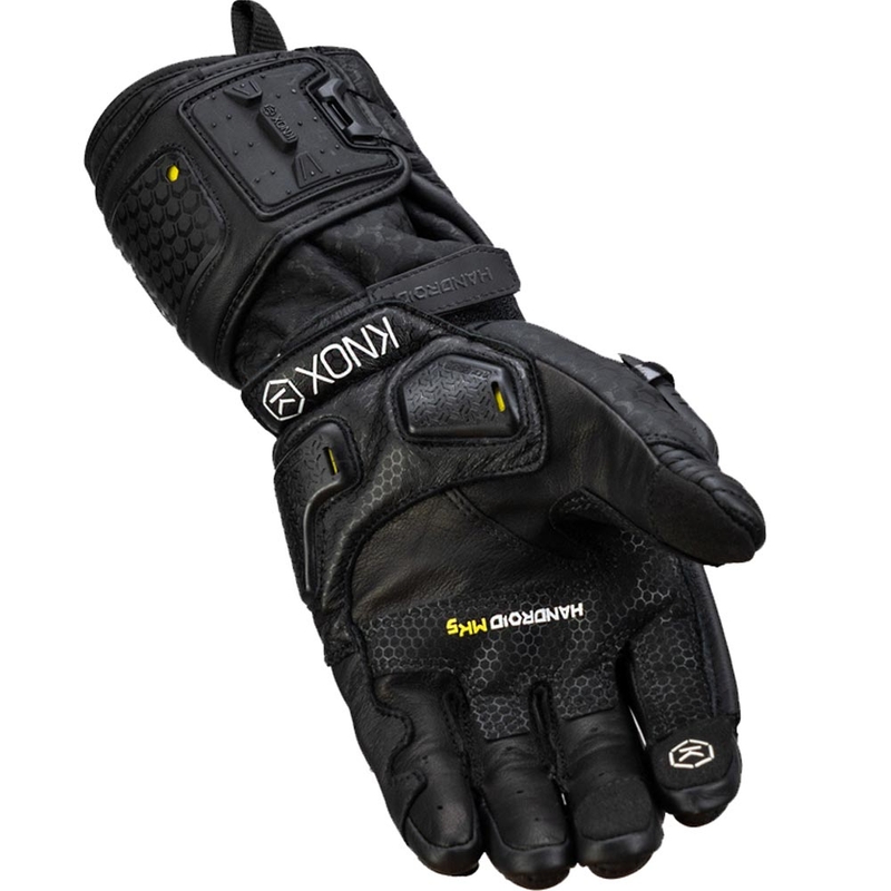 Rękawice motocyklowe Knox Handroid All Black Mk5 w kolorze czarnym