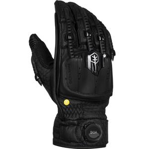 Rękawice motocyklowe Knox Hand Armour Handroid POD All Black Mk5 w kolorze czarnym