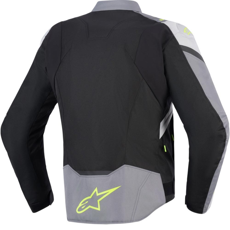 Kurtka motocyklowa Alpinestars T-JAWS V4 wodoodporna czarno-jasnoszara-szara