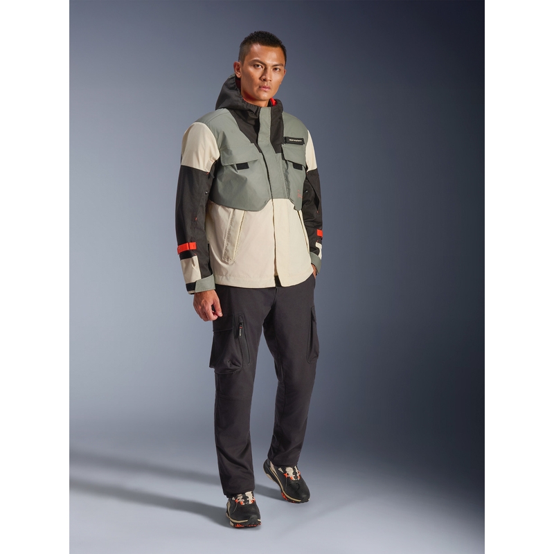 Kurtka motocyklowa Alpinestars Mospher wodoodporna szaro-czarna