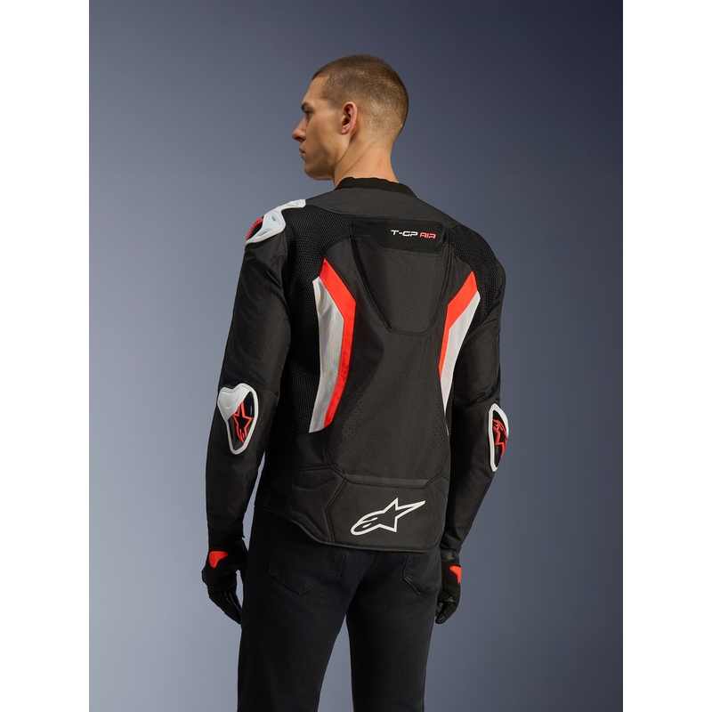 Kurtka motocyklowa Alpinestars T-GP AIR czarno-fluo czerwona