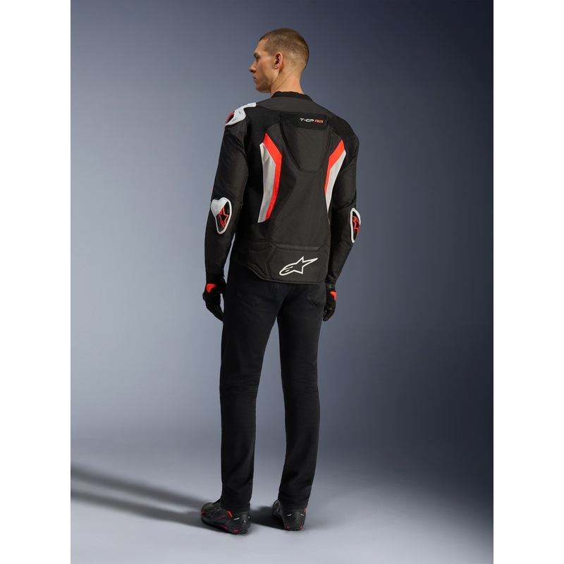 Kurtka motocyklowa Alpinestars T-GP AIR czarno-fluo czerwona