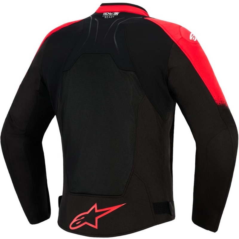 Kurtka motocyklowa Alpinestars SMX Air czerwono-czarna