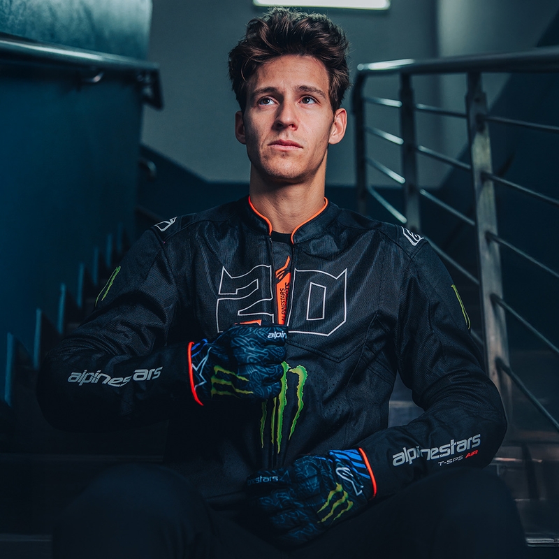Kurtka motocyklowa Alpinestars T-SPS Air V2 Monster FQ20 kolekcja czarno-biała