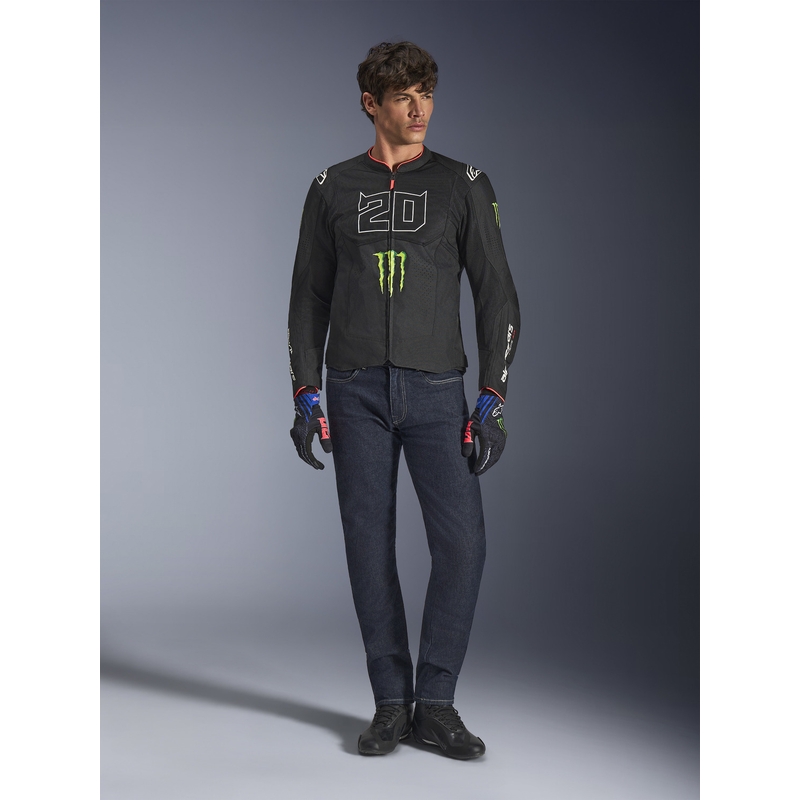 Kurtka motocyklowa Alpinestars T-SPS Air V2 Monster FQ20 kolekcja czarno-biała
