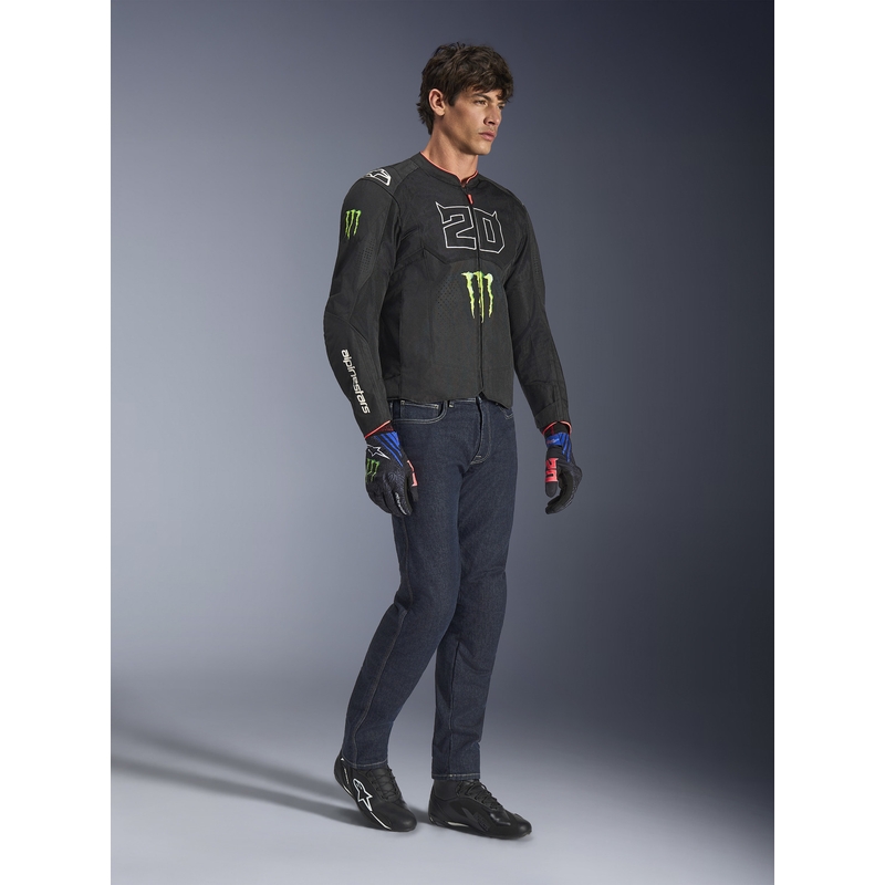 Kurtka motocyklowa Alpinestars T-SPS Air V2 Monster FQ20 kolekcja czarno-biała