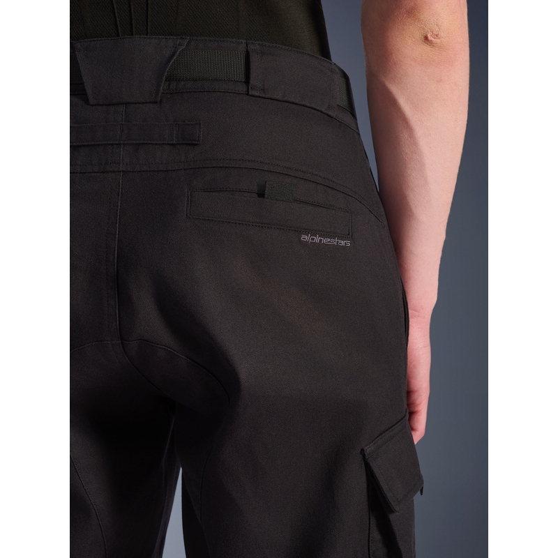 Spodnie motocyklowe Alpinestars Flex-AST Cargo czarno-czarne