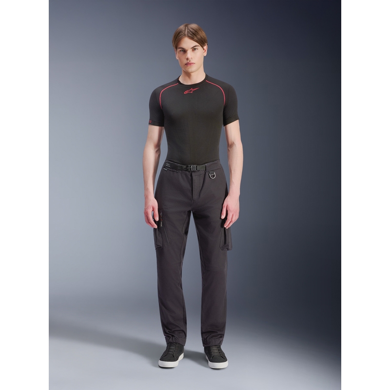 Spodnie motocyklowe Alpinestars Flex-AST Cargo czarno-czarne