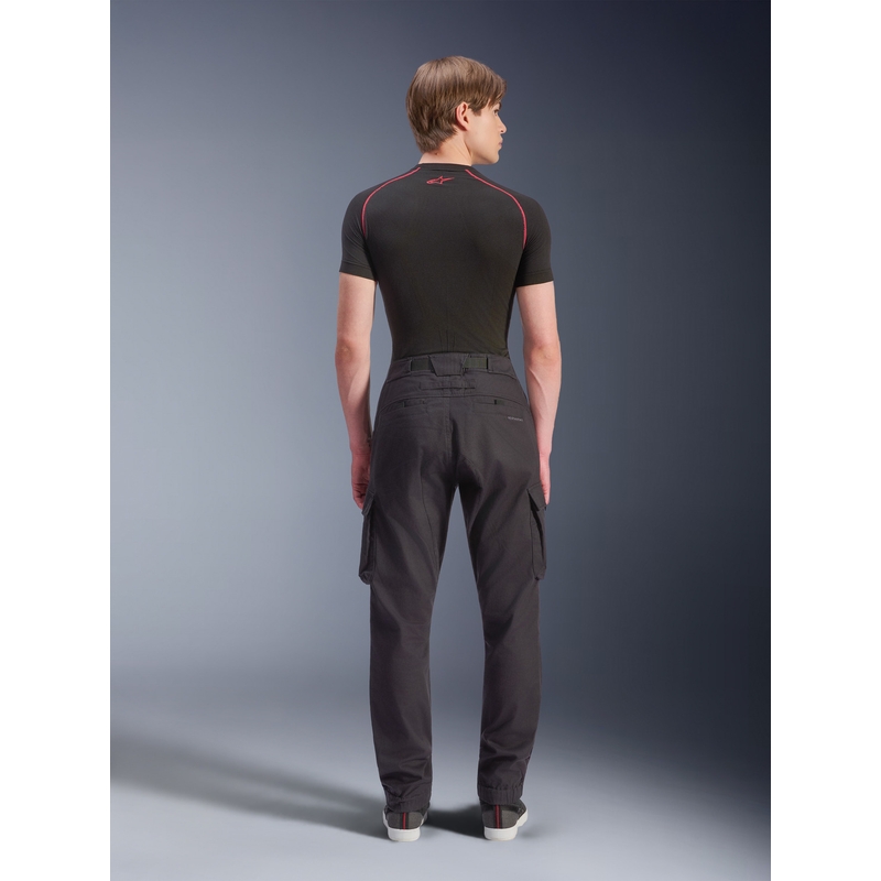 Spodnie motocyklowe Alpinestars Flex-AST Cargo czarno-czarne